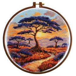 Borduurpakket Spaces of Savannah (Deco Scenes) 23x22 cm AAH-257