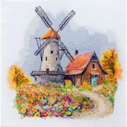 Borduurpakket The melody of the autumn wind (Deco Scenes) 23x21 cm AAH-253