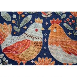 Borduurpakket Best hen friends (Deco Scenes) 23x23 cm AAH-247
