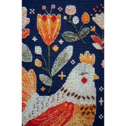 Borduurpakket Best hen friends (Deco Scenes) 23x23 cm AAH-247