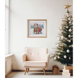 Borduurpakket In the arms of winter (Deco Scenes) 24x20 cm AAH-245