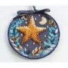Decoratie kit Star, shine! (Winter tafereel) 13.2x6.6 cm AABT-037