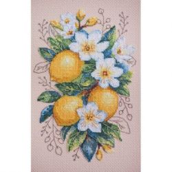 Borduurpakket Lemon mood (Deco Scenes) 14x21 cm AAH-246