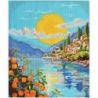 Borduurpakket The sun of Sicily (Deco Scenes) 25x30 cm AAH-215