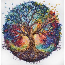 Borduurpakket The Center of the Universe (Deco Scenes) 35x36 cm AAH-211