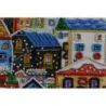Kralenborduurpakket Bright houses 15x15 cm AM-146