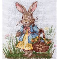Borduurpakket Spring Bunny (Deco Scenes) Abris Art AH-200