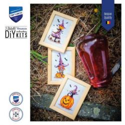 Miniatuur kit Halloween set van 3