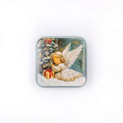 Christmas Angel Metallic Box