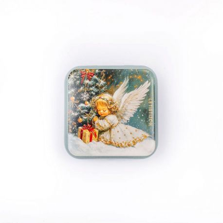 Christmas Angel Metallic Box