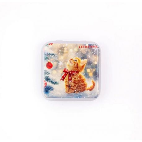 Merry Meow Metallic Box