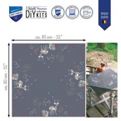 Tafelkleed kit Bosdieren in de winter