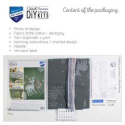 Tafelkleed kit Bosdieren in de winter