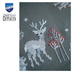 Tafelkleed kit Bosdieren in de winter