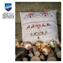 Borduurkussen kit Kerstmis