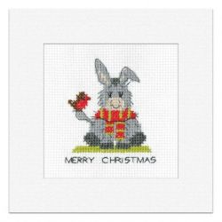 Donkey Card - Christmas Scarf