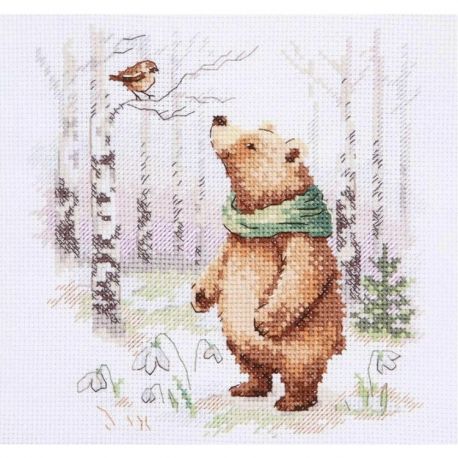 Kruissteek pakket "Tales of the forest. Spring came"