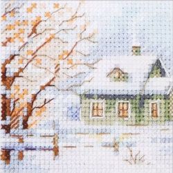 Kruissteek pakket "Winter came. Snowy"