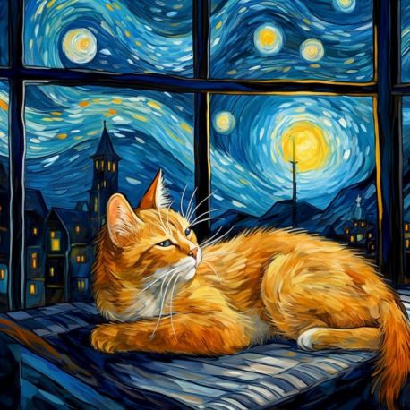 Diamond Painting kit "Red Masterpiece"