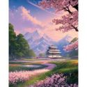 Diamond Painting kit "Spring in the mountains"