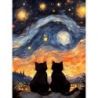 Diamond Painting kit "Cat Romance"