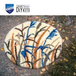 Knoopvormtapijt kit Grassen