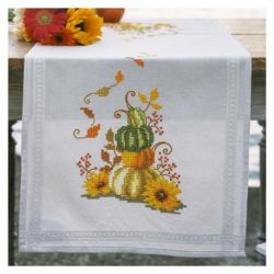 Loper kit Pompoen met bladeren