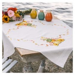 Tafelkleed kit Pompoen met bladeren