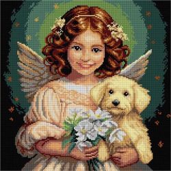 Voorbedrukt stramien Engel