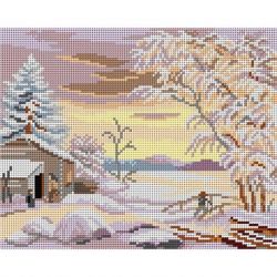 Voorbedrukt stramien Winter