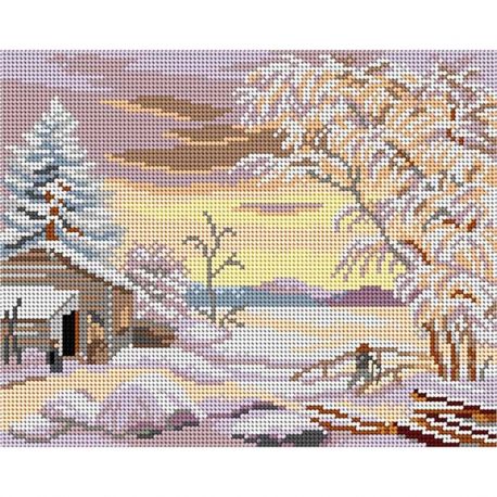 Voorbedrukt stramien Winter