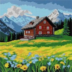 Voorbedrukt stramien Bergen