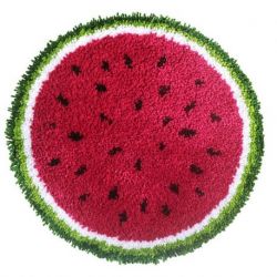 Voorbedrukt latch hook kleedpakket Watermeloen