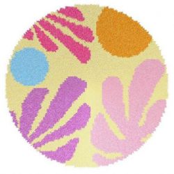 Voorbedrukt latch hook kleedpakket Bladeren