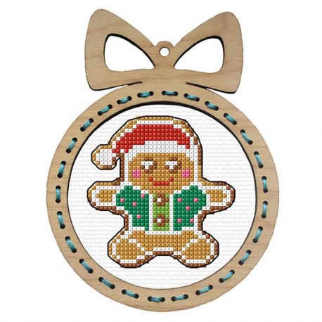 Kruissteek telpakket Peperkoekmannetje