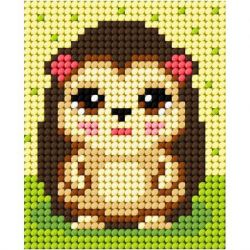 My First Embroidery voorbedrukt stramien Egel