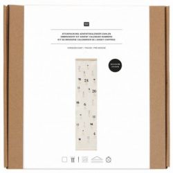 Borduurpakket adventskalender voorbedrukt