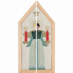 Borduurpakket engel voorbedrukt