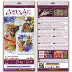 Kralenborduurpakket Flower honey (Deco Scenes) Abris Art AB-906