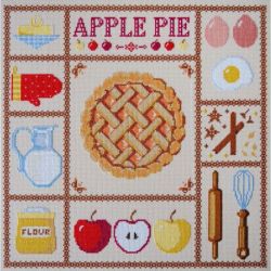 Borduurpakket "Apple pie" 35x35 cm AH-280
