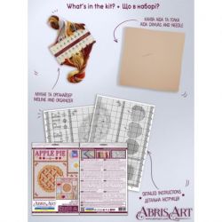 Borduurpakket "Apple pie" 35x35 cm AH-280