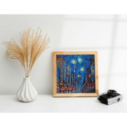 Kralenborduurpakket "The rhythm of life" 20x20 cm AMB-121