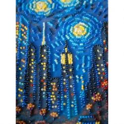 Kralenborduurpakket "The rhythm of life" 20x20 cm AMB-121