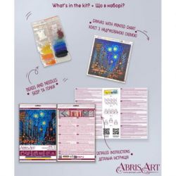 Kralenborduurpakket "The rhythm of life" 20x20 cm AMB-121