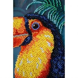 Kralenborduurpakket "The Exotic Beau" 27x39 cm AB-949