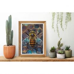 Kralenborduurpakket "Honey motif" 27x38 cm AB-950