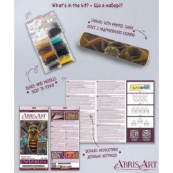 Kralenborduurpakket "Honey motif" 27x38 cm AB-950