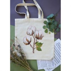 Borduurpakket Shopper bag "Lightness of Being" 38 x 42 cm AHB-001