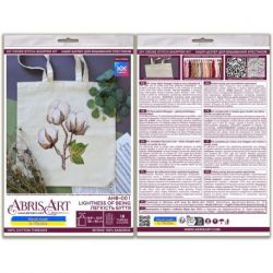 Borduurpakket Shopper bag "Lightness of Being" 38 x 42 cm AHB-001