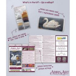 Kralenborduurpakket "When the Soul Blooms" 20x40 cm AB-957